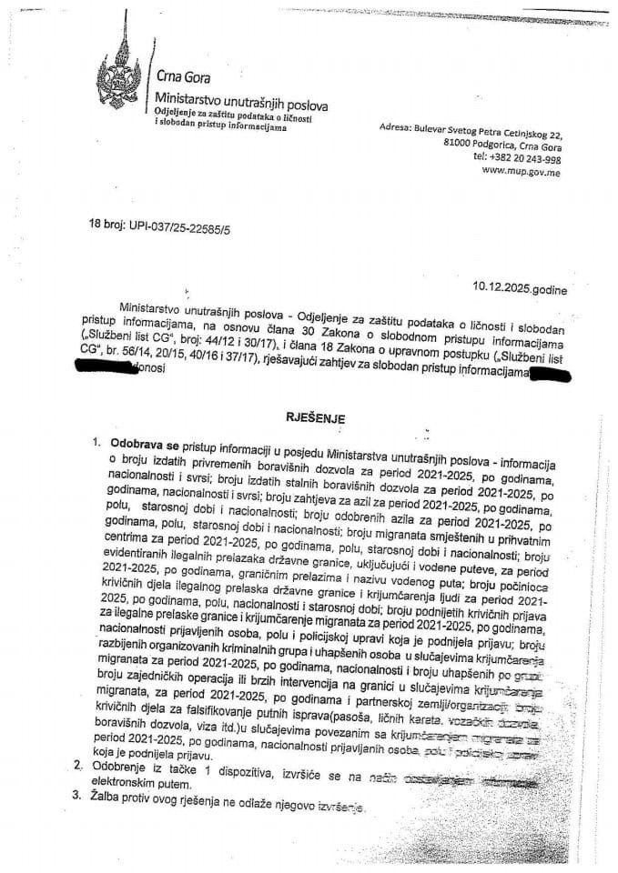 rješenje br. 18-UPI-037/25-22585/5