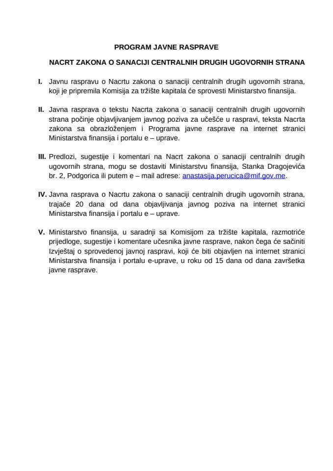 Program javne rasprave