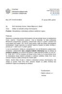 obavjestenje o dostavljanju zahtjeva nadle organu NVO Udruženje Korina UP-I-16-037-24