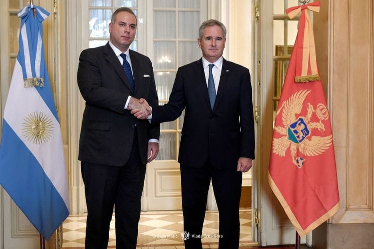 Filip Ivanović sa ministrom vanjskih poslova Argentine, Pablom Kirnom Magraneom