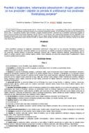 Правилник о хигијенским, ветеринарско-здравственим и другим условима за нус производе и објекте за прераду или уништавање нус производа животињског поријекла