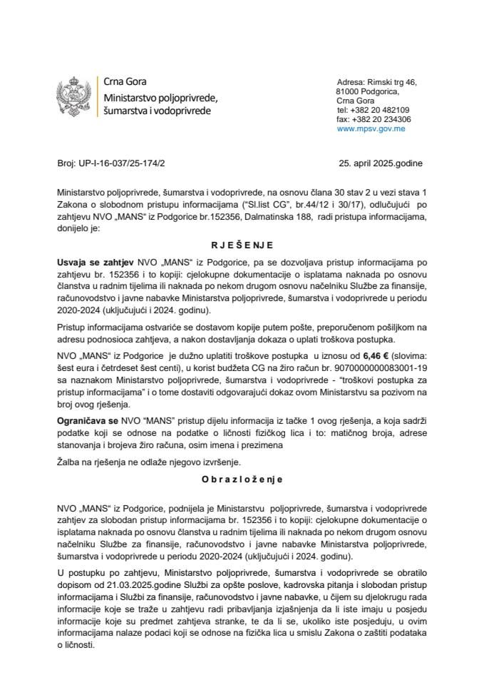 Rjesenje NVU Buša usvojen UP-I-16-037-25-222-2