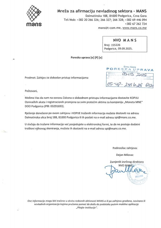 Rješenje 05/02-UP-238/2-25