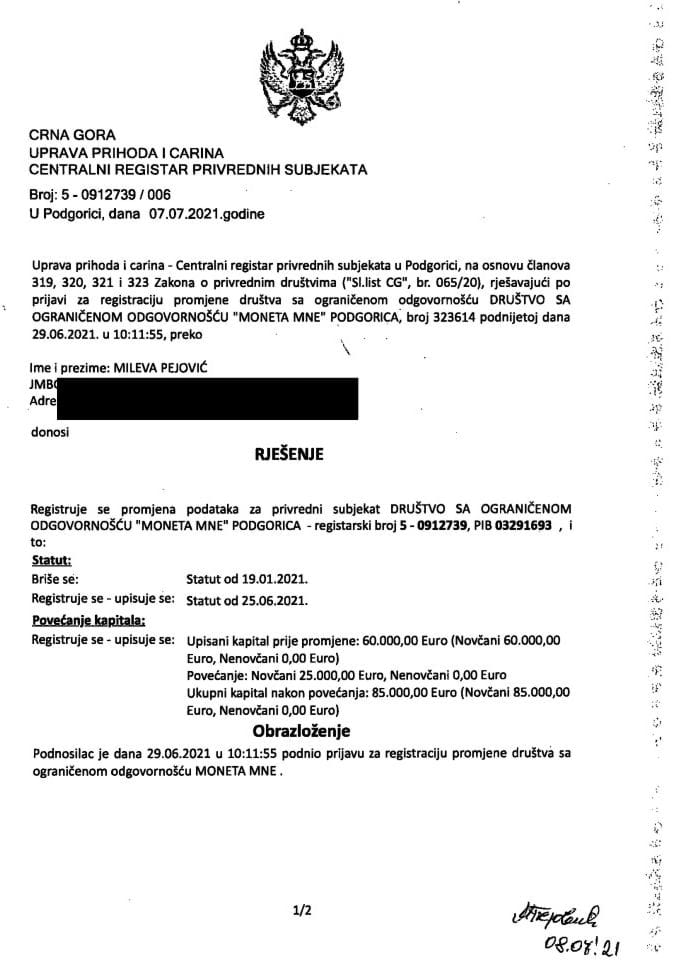 Informacija VI 05/02-UP-238/4-25