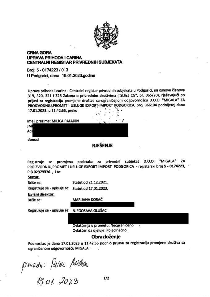 Informacija XIII 05/02-UP-240/4-25
