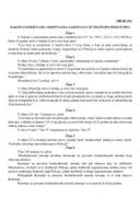 Predlog zakona o izmjenama i dopunama Zakona o unutrašnjim poslovima