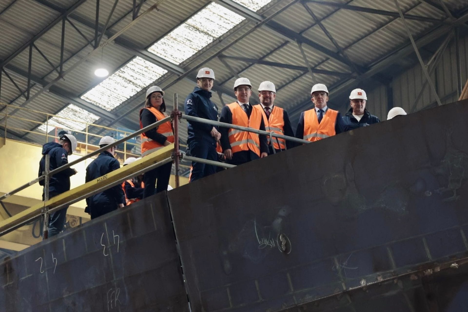 Potpredsjednik Bečić obišao je brodogradilište KERSHIP u Lanesteru