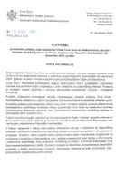 Предлог платформе за званичну посјету потпредсједника Владе Црне Горе за међународне односе и министра вањских послова мр Ервина Ибрахимовића Републици Азербејџан, 20. децембар 2025. године