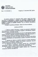 Informacija o potrebi za prenosom nadležnosti nad programom Frankofone nacionalne inicijative iz Ministarstva vanjskih poslova u Upravu za ljudske resurse - Zaključci