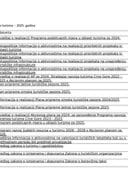 Program rada - Ministarstvo turizma 2025. godine