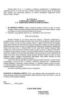 Predlog za prestanak vršenja dužnosti v.d. direktora Uprave za igre na sreću