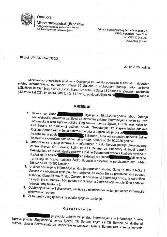 rješenje br. 18-UPI-037/25-25320/3