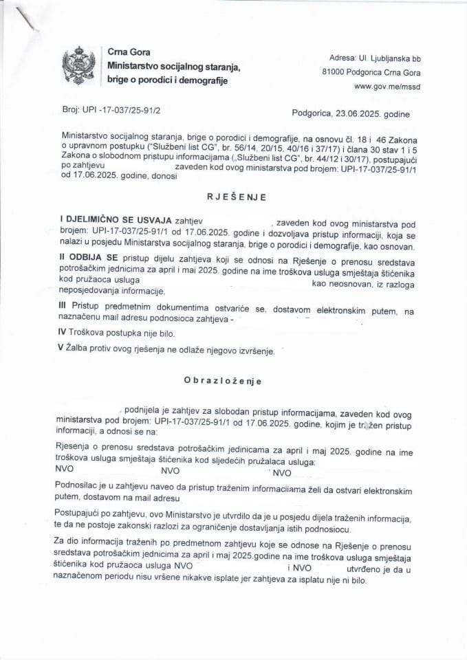 Rješenje UPI-17-037-25-91-2