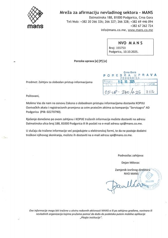 Rješenje 05/02-UP-270/2-25