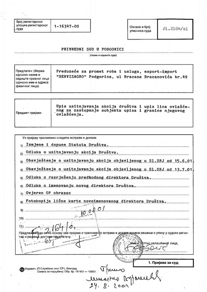 Informacija I 05/02-UP-270/4-25