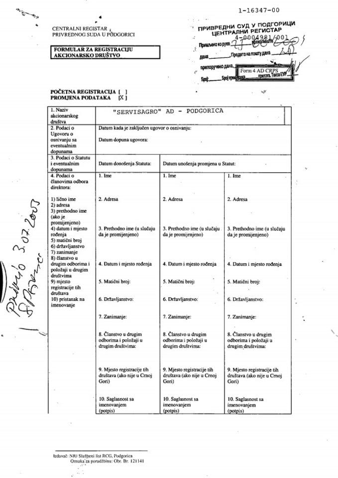 Informacija IV 05/02-UP-270/4-25