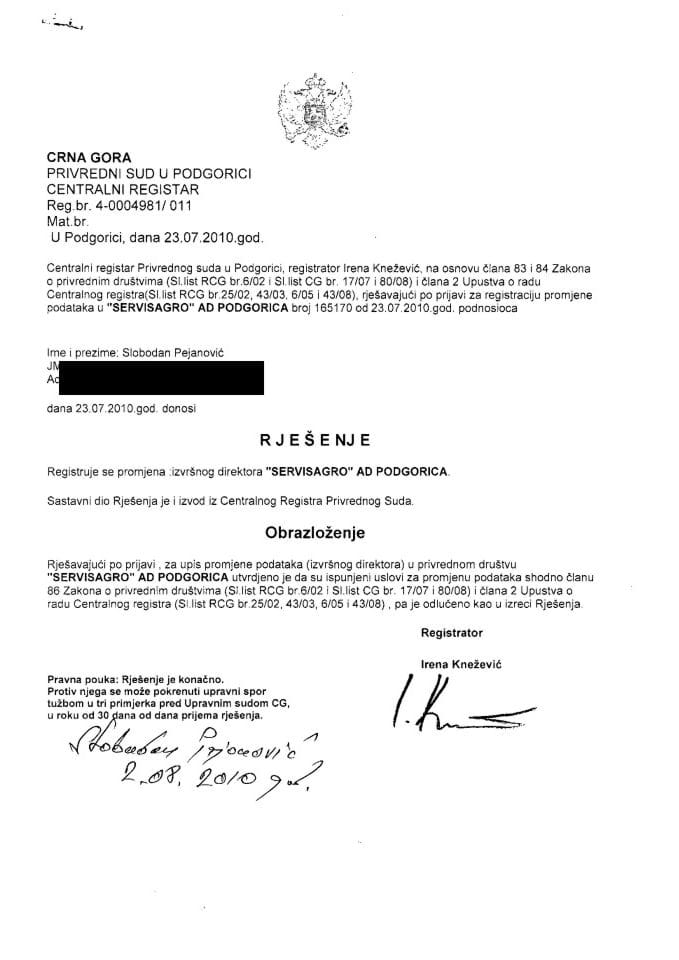 Informacija XIII 05/02-UP-270/4-25
