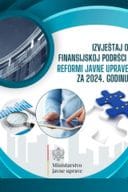 Izvještaj o finansijskoj podršci reformi javne uprave za 2024 godinu
