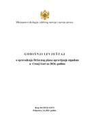 Godišnji izvještaj o sprovođenju državnog plana upravljanja otpadom u Crnoj Gori za 2024. Godinu