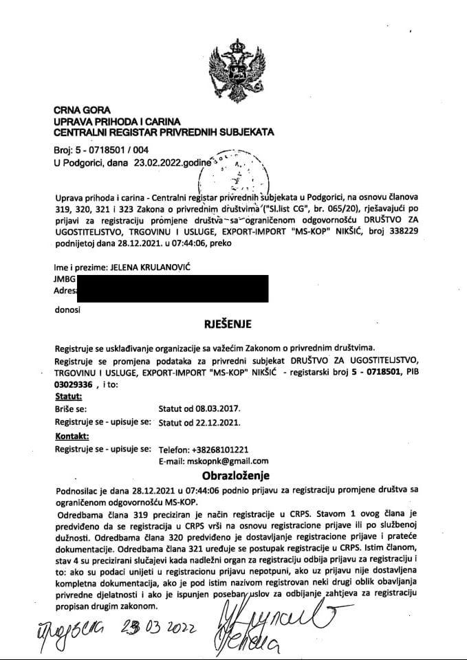 Informacija IV  05/02-UP-199/4-25