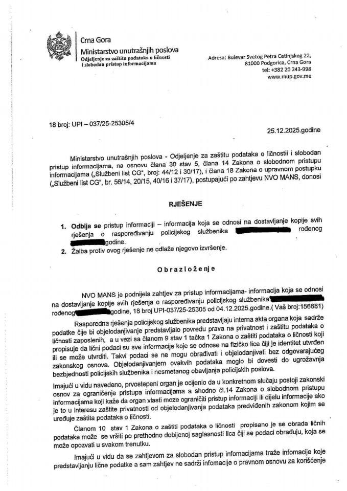 rješenje br. 18-UPI-037/25-25305/4