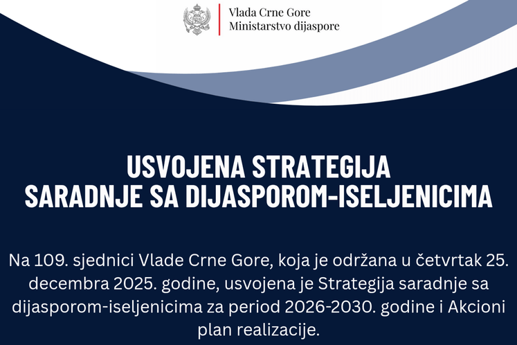 Usvojena Strategija saradnje sa dijasporom-iseljenicima