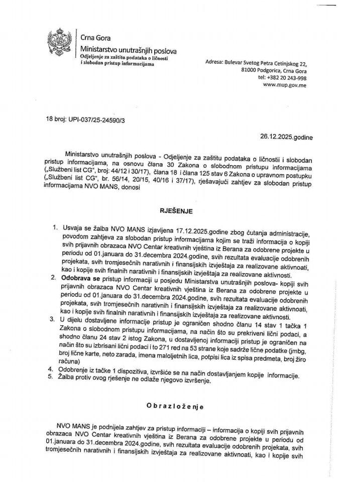 rješenje br. 18-UPI-037/25-24590/3