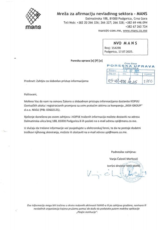 Rješenje 05/02-UP-198/2-25