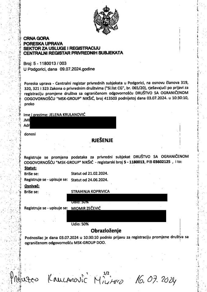 Informacija III 05/02-UP-198/4-25