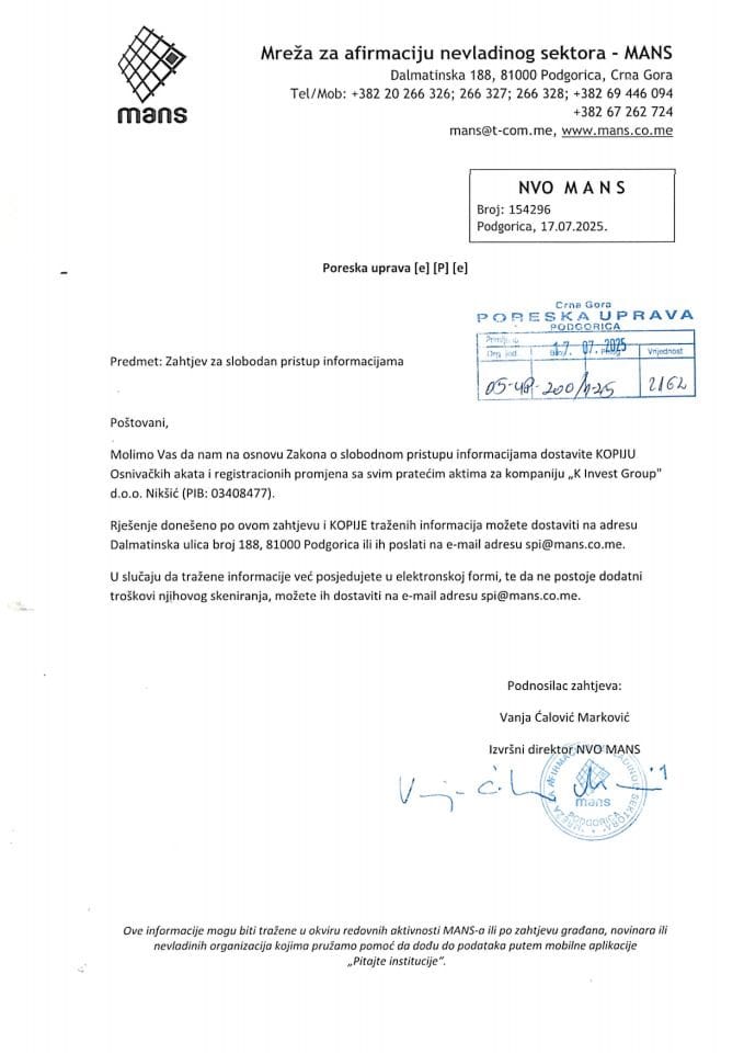 Rješenje 05/02-UP-200/2-25