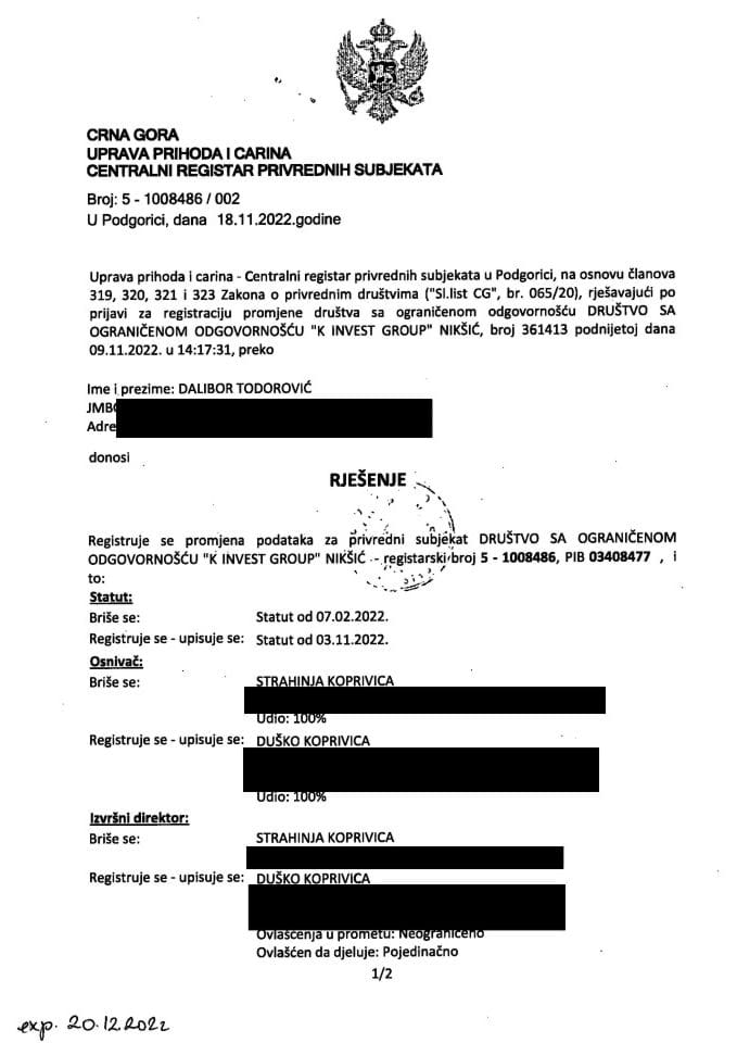 Informacija II 05/02-UP-200/4-25