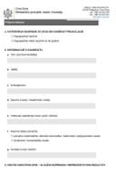 Пријавни образац - категорија 1 и 2