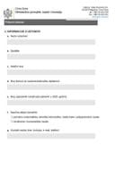 Пријавни образац - категорија 3