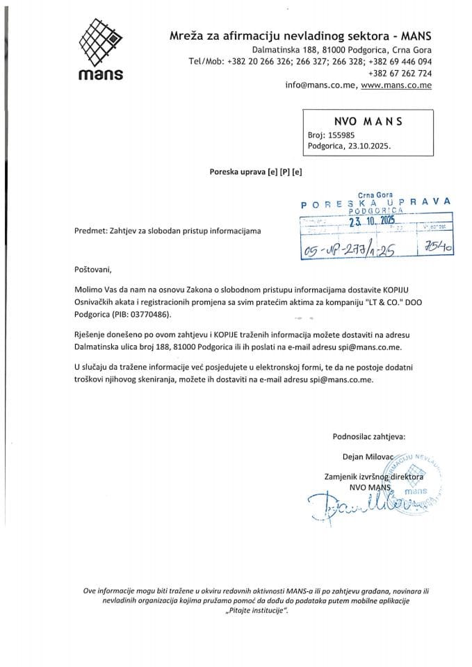 Rješenje 05/02-UP-277/2-25