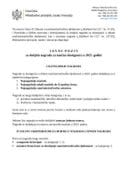 JAVNI POZIV - 2025 - za dodjelu nagrada za naučna dostignuća u 2025. godini