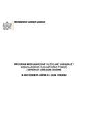 Program međunarodne razvojne saradnje i međunarodne humanitarne pomoći 2026-2028