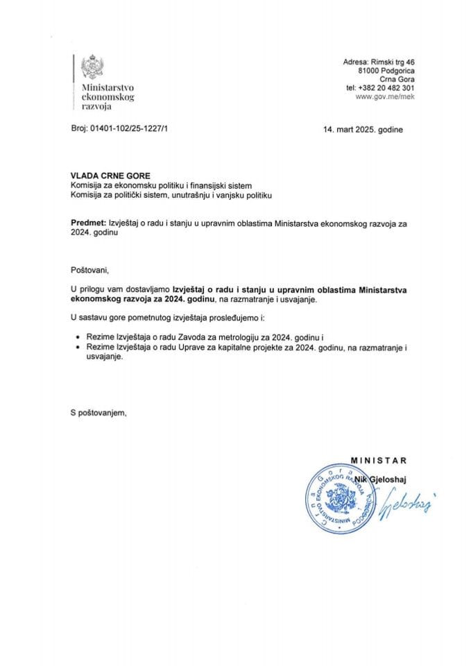 Izvjestaj o radu MER za 2024.