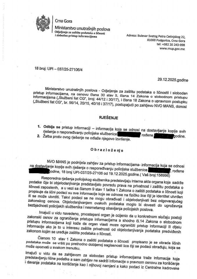 rješenje br. 18-UPI- 037/25-27106/4