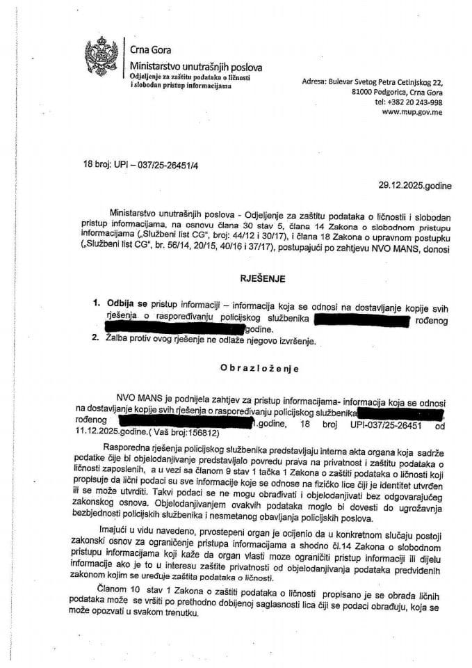 rješenje br. 18-UPI-037/25-26451/4