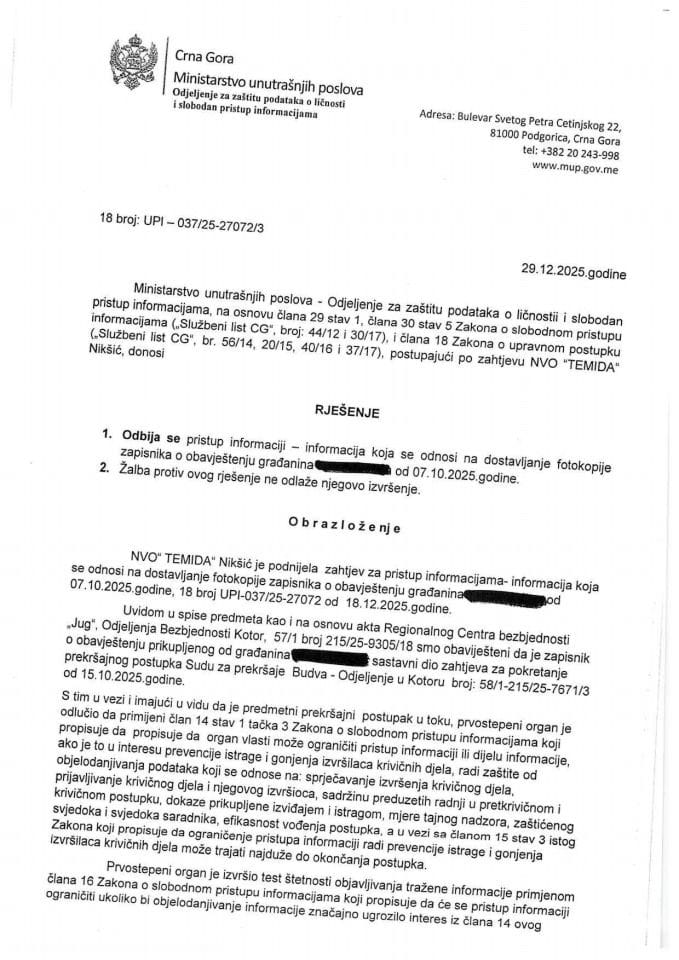 rješenje br. 18-UPI-037/25-27072/3