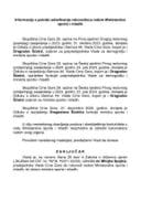 Informacija o potrebi određivanja rukovodioca radom Ministarstva sporta i mladih Informacija o potrebi određivanja rukovodioca radom Ministarstva sporta i mladih