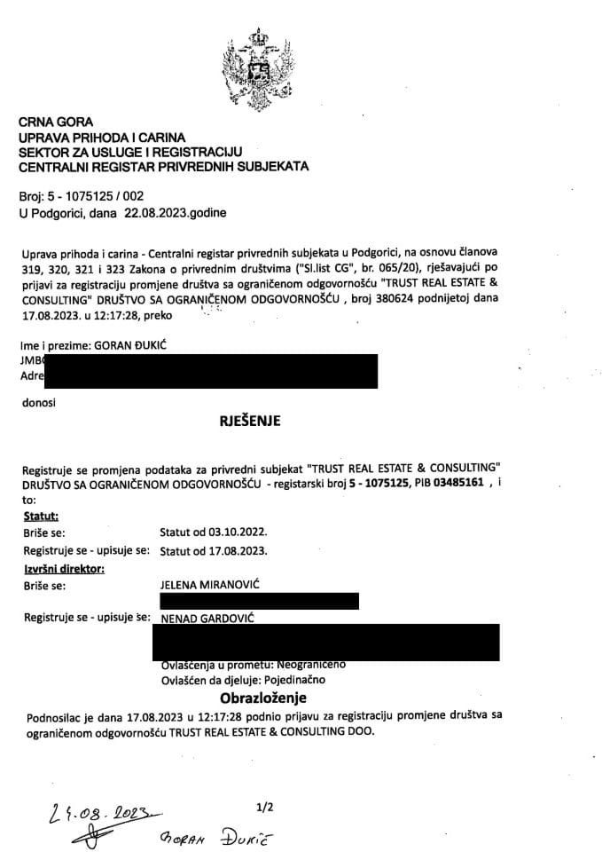 Informacija II 05/02-UP-269/4-25