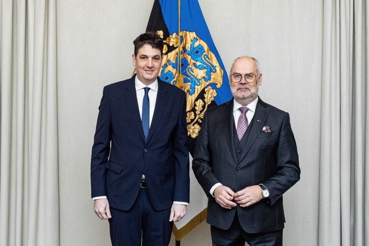 Ambasador Veljko Milonjić predao akreditivna pisma predsjedniku Republike  Estonije