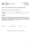 Образац А - Изјава о непостојању сукоба интереса за анте-мортем прегледе у кланици