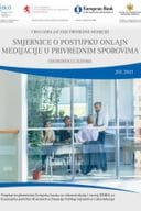 Smjernice u postupku online medijacije u privrednim sporovima