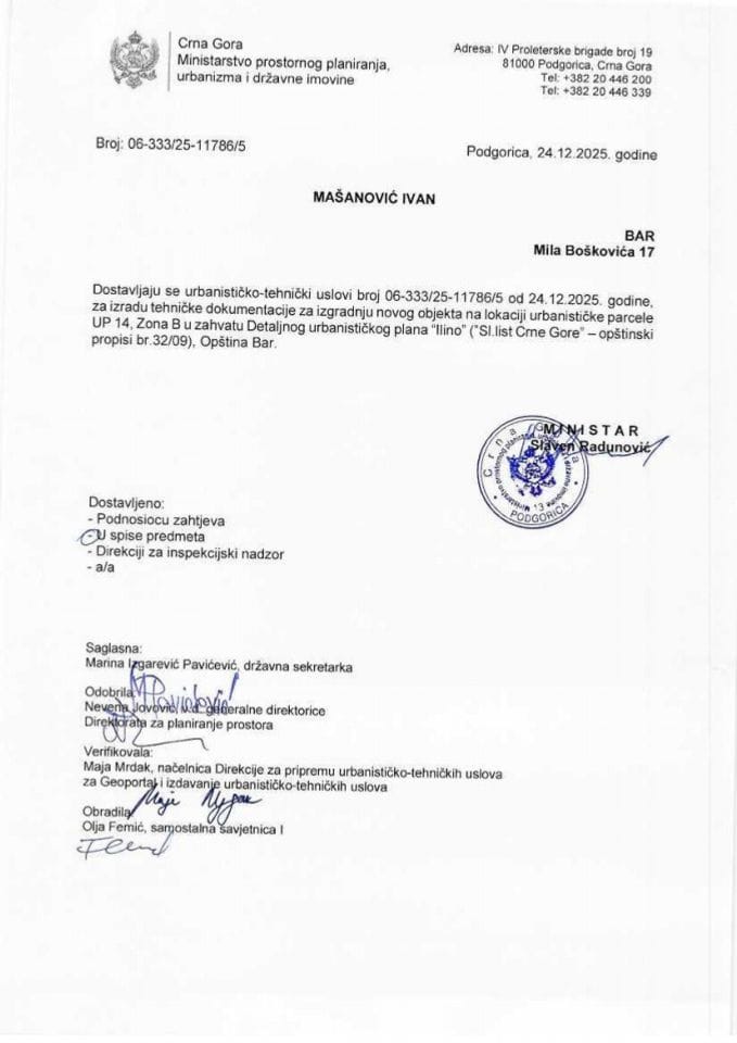 unlove urbanističko-tehnički uslovi - 06-333-25-11786-5 MASANOVIC IVAN