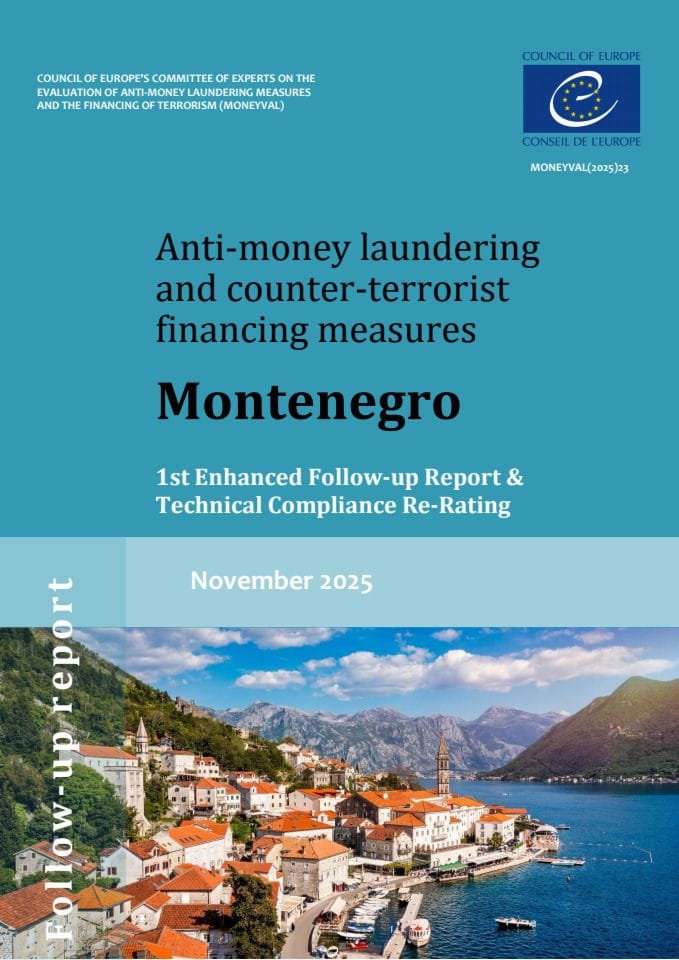 Prvi Follow-up izvještaj Moneyval-a za Crnu Goru