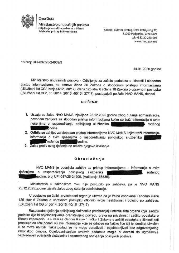 rješenje br. 18-UPI-037/25-24909/3