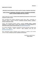 Program javne rasprave_Nacrt zakona o izmjenama i dopunama Zakona o oduzimanju imovinske koristi stečene kriminalnom djelatnošću