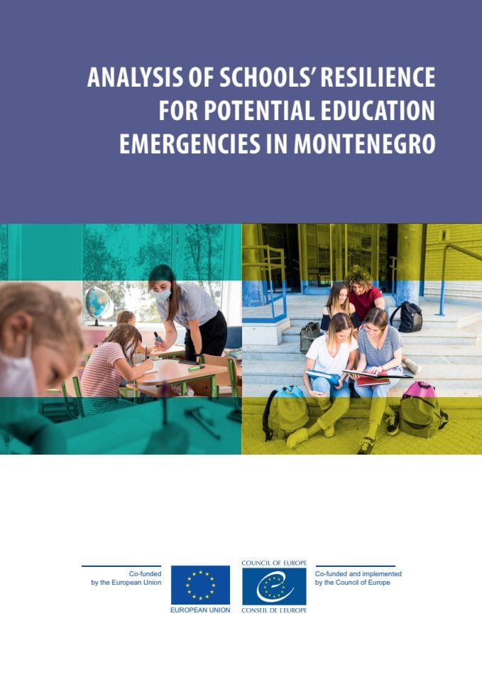 Analysis of schools’ resilience for potential education emergencies in Montenegro